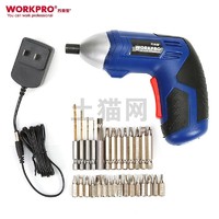 WORKPRO 万克宝 W004513N 3.6V 电动螺丝批螺丝刀锂电池充电式起子30件套组套