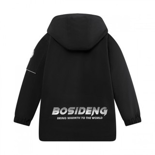 BOSIDENG 波司登 男童中长款羽绒服 T10143001S-8056 黑色 150/72