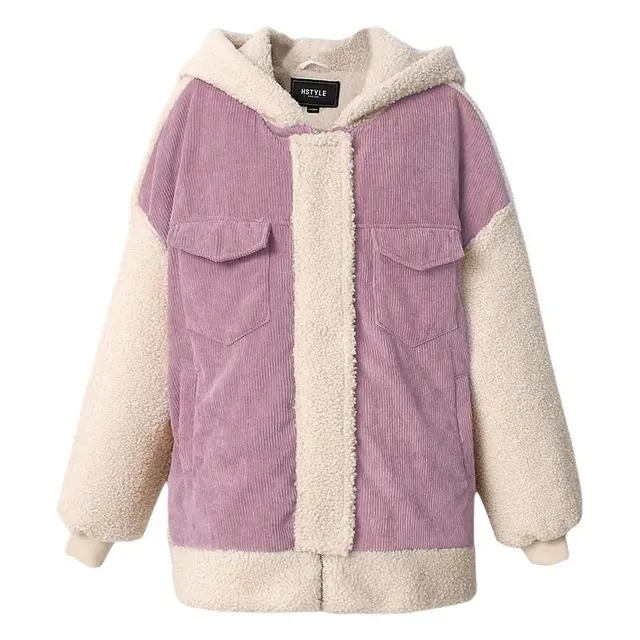 HSTYLE 韩都衣舍 女士短款棉服 NJ13353