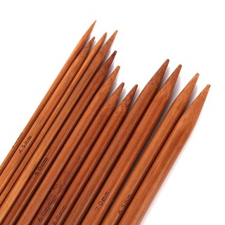 毛衣针竹针36/25厘米碳化竹针毛线直针棒针粗针编织围巾帽子工具
