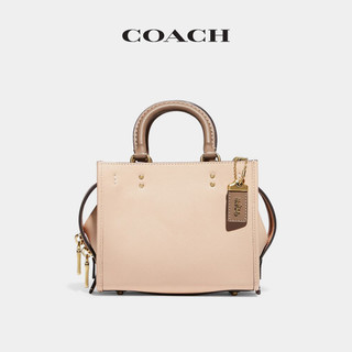 COACH/蔻驰女士拼色ROGUE 17号手袋手提包斜挎包