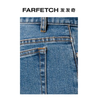 APC 施耐德 A.P.C.男士秋冬浅蓝水洗效果休闲直筒牛仔裤 FARFETCH发发奇