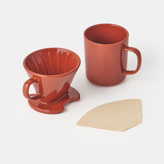 MUJI 無印良品 MDD9CC2S 咖啡滤杯 橙色