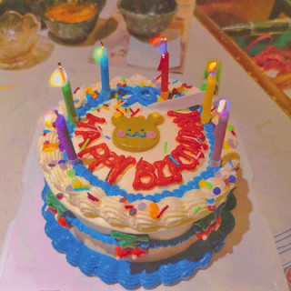 生日彩色火焰蜡烛网红创意派对韩国ins拍照道具周岁烘焙蛋糕装饰