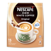 Nestlé 雀巢 Nestle） 咖啡马来西亚进口白咖啡 540g 马来西亚丝绒白咖啡
