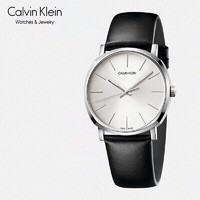 Calvin Klein CK凯文克莱（Calvin Klein）Posh 铂时系列 黑色皮带圆盘男表 石英表 K8Q311C6（表盘:40MM）