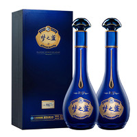 88VIP：YANGHE 洋河 梦之蓝 蓝色经典 M6+ 52%vol 浓香型白酒 550ml*2瓶 双支装