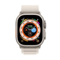 Apple 苹果 Watch Ultra 智能手表 49mm GPS+蜂窝网络款 钛金属原色表壳