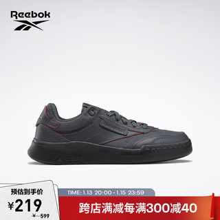 Reebok 锐步 Club C Legacy 中性休闲运动鞋 GZ0084 深灰色/黑色 35