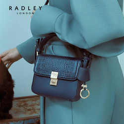 RADLEY LONDON 蕾德莉 Radley鳄鱼纹牛皮单肩包女英国小方包H3914036
