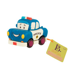 B.Toys 比乐 B.玩具车惯性发条回力车婴幼儿童迷你蓝色警车春节礼物