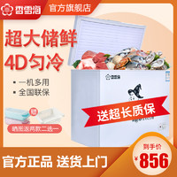 香雪海 248升 冰柜家用冷柜 冰柜小型家用 冷藏冷冻可转换 大容量单温柜 BD/BC-248A