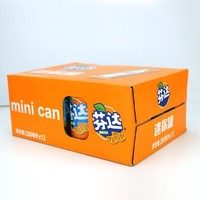 Fanta 芬达 橙味汽水 碳酸饮料 整箱装 200ml*12罐