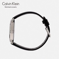 Calvin Klein CK凯文克莱（Calvin Klein）Posh 铂时系列 黑色皮带圆盘男表 石英表 K8Q311C6（表盘:40MM）
