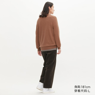 UNIQLO 优衣库 男装 羊毛圆领针织衫(长袖) 450552 初上市299