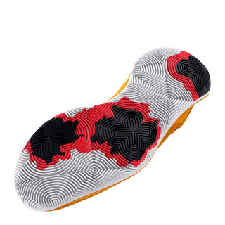 UNDER ARMOUR 安德玛 Spawn 4 中性篮球鞋 3024971-800 橙色 43