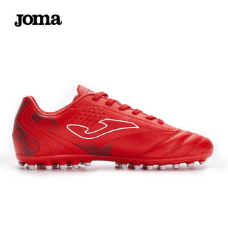 Joma 荷马 男士足球鞋MG/TF碎钉鞋男人草场地专业比赛训练成人飞盘鞋 3068MG 红色 43