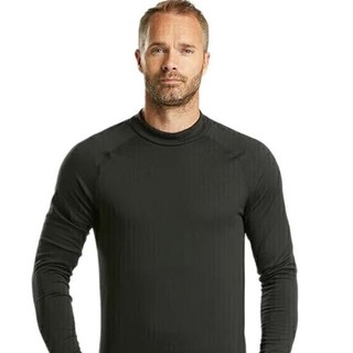 DECATHLON 迪卡侬 500系列 男子滑雪保暖内衣 8576241 黑色 XL