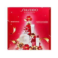 SHISEIDO 资生堂 护肤礼盒4件套装（盼丽风姿智感抚痕面霜 清爽型 50ml+第三代红腰子红妍肌活精华露10ml+焕活精萃水30ml+焕采洁面膏15ml）