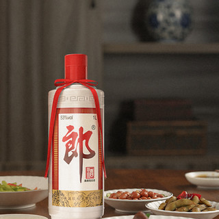 LANGJIU 郎酒 郎牌郎酒53度酱香型高档白酒1000ml*2瓶粮食酒过年宴请送礼