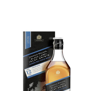 JOHNNIE WALKER 尊尼获加 黑牌 艾雷岛 12年 调和 苏格兰威士忌 40%vol 700ml 礼盒装