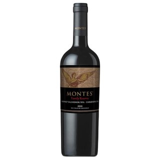 MONTES 蒙特斯 利达谷干型红葡萄酒 2020年 750ml