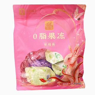 良品铺子0脂果冻家庭装765g 蜜桃葡萄风味可吸果冻年货量贩装包邮