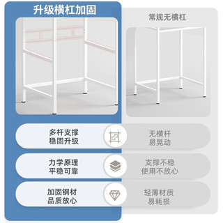 实采（SHICY） 【家具优选】洗衣机置物架卫生间落地阳台浴室滚筒多层收纳架 白色滚筒抽拉款三层