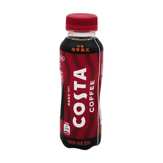 新货 可口可乐 咖世家 costa咖啡金妃醇正拿铁纯萃美式300ml*15瓶