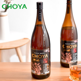 CHOYA\/俏雅梅酒梅子酒1800ml 青梅果酒 日式蝶矢女士酒 洋酒