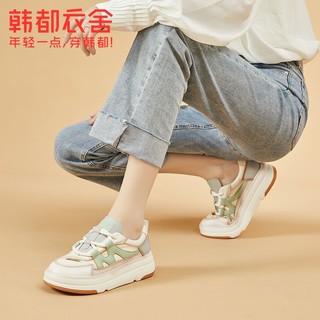 韩都衣舍板鞋女2022年夏季新款女鞋小众设计感鞋子休闲百搭运动鞋