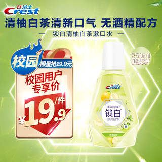 Crest 佳洁士 锁白清柚白茶味牙膏伴侣250ml