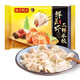 湾仔码头 鲜美虾三鲜水饺 400g 24只