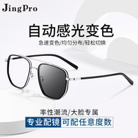 JingPro 镜邦 1.56极速感光变色镜片+超轻合金/钛架/TR镜架