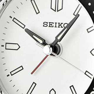 SEIKO 精工 QHE184J 静音夜光闹钟 白色 9.3*9.3*4.7cm