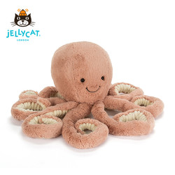 jELLYCAT 邦尼兔 英国jELLYCAT奥德儿章鱼毛绒安抚玩具 14cm