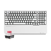 PLUS会员：HEXGEARS 黑峡谷 X4 99键 2.4G双模无线机械键盘 黑森林慕斯 Kailh BOX 玫瑰红轴 单光