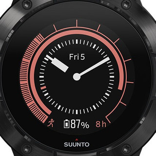 SUUNTO 颂拓 SUUNTO 5 运动手表套装 SS050304000 全黑 46mm （运动手表+Haylou真无线耳机+钢化膜）