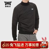 PXG 韩国进口 高尔夫服装男士秋季新款ANORAK男子高尔夫针织衫golf运动休闲上衣 PFWPM4109 黑色 M