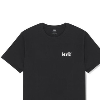 Levi's 李维斯 男士圆领短袖T恤 16143-0401 黑色 S