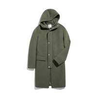 gxgjeans 男士长款大衣 JY126054G 绿色 S