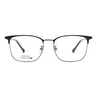 JingPro 镜邦&winsee 万新 JB5013 黑枪色钛架眼镜框+1.67折射率 防蓝光镜片