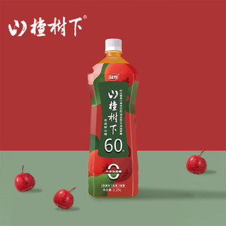 guanfang 冠芳 山楂树下山楂汁果汁饮料（混合型）不添加蔗糖1.25L*6瓶整箱装