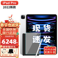 苹果（Apple）ipadpro2022新款11英寸苹果平板电脑2021升级版 M2芯片 11 寸 灰色 官 方 标 配 128G WLAN版 128G WLAN版 12.9寸银色+定制笔+壳膜