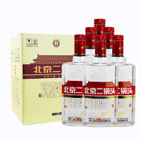 YONGFENG 永丰牌 北京二锅头大师酿白瓶清香型白酒42度500ml*6瓶整箱装