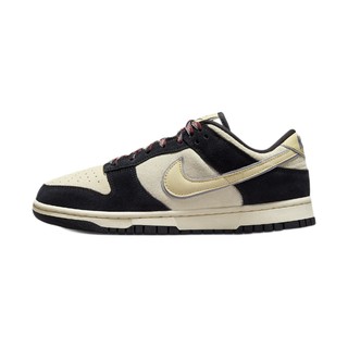 NIKE 耐克 Dunk Low Lx 女子运动板鞋 DV3054-001 黑/团队金/椰奶色/微粒灰 36.5