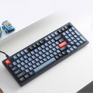 Keychron V5-C1  有线机械键盘  可插拔RGB红轴 旋钮版