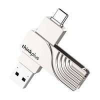 thinkplus TPCU301 USB3.0 双接口U盘 银色 USB-A/Type-C