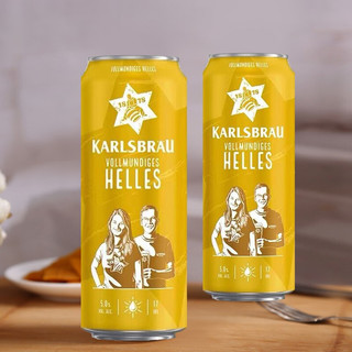 KARLSBRAU 卡斯布鲁 大麦啤酒 500ml*6瓶