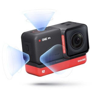Insta360 影石 ONE RS 双镜头版 运动相机 黑红色 旅拍礼盒